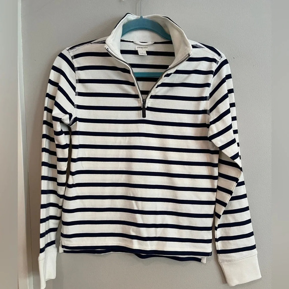 Crewcuts Other - NWOT Boys CrewCuts striped half zip sweater